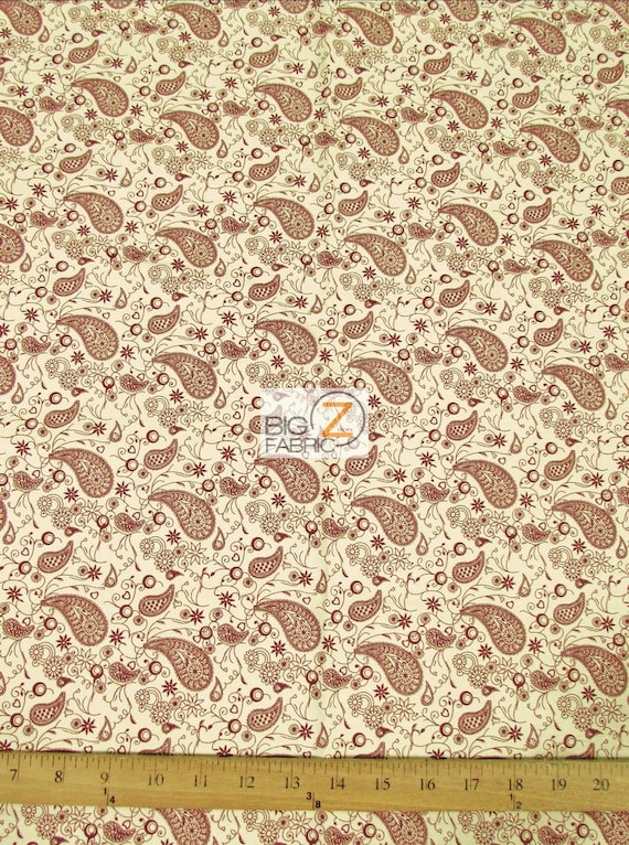 100/% Cotton Paisley Fabric Poplin Patchwork Sewing DIY 148cm wide sold by the yard BLACK
