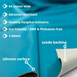 DuroLast™ Solid Vegan Anti-Stain Soft Silicone Vinyl Fabric - 9 COLORS - Sold By The Yard Accessories Projects Purses Eco-Friendly image 7