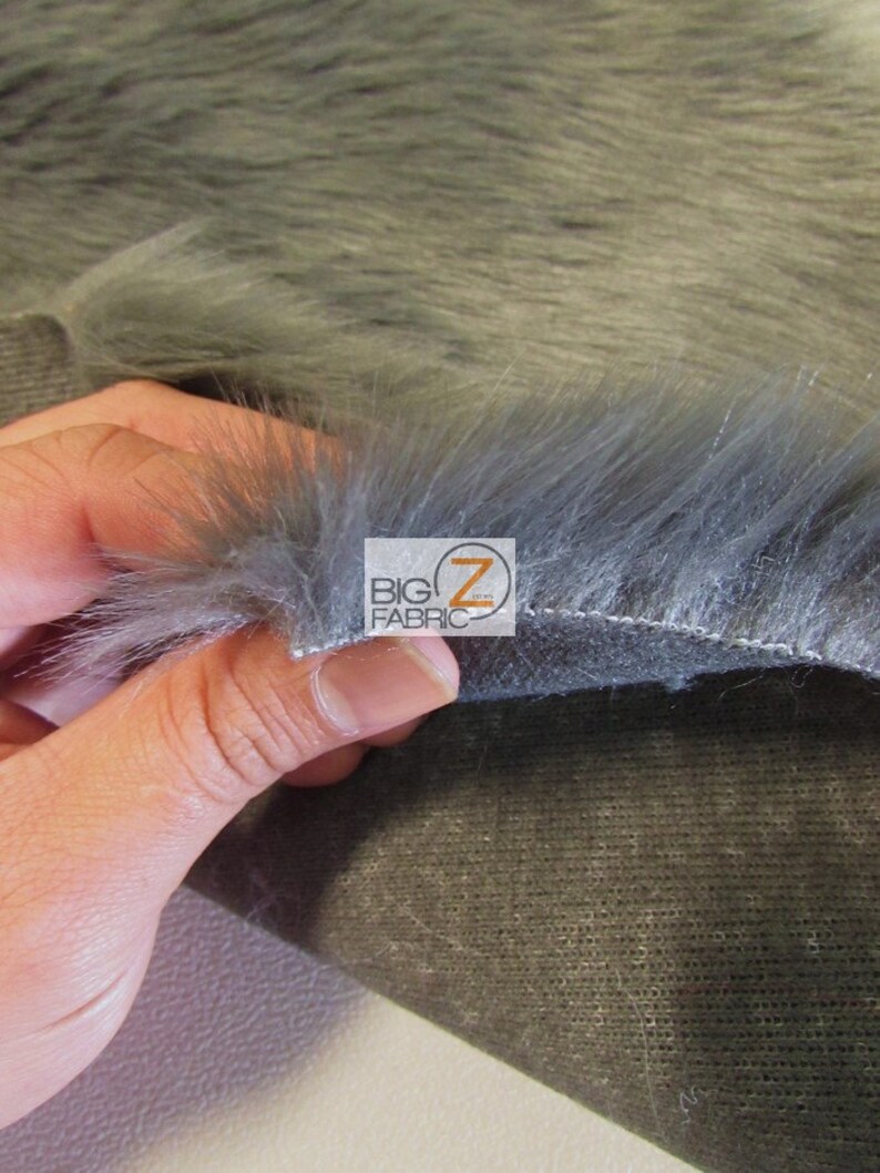 Short Shag Faux Fur Fabric BLACK Sold By The Yard 60 Width Coats Costumes Scarfs Rugs Props Short Pile