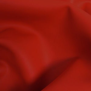 DuroLast™ Solid Vegan Anti-Stain Soft Silicone Vinyl Fabric - 9 COLORS - Sold By The Yard Accessories Projects Purses Eco-Friendly 9. Red