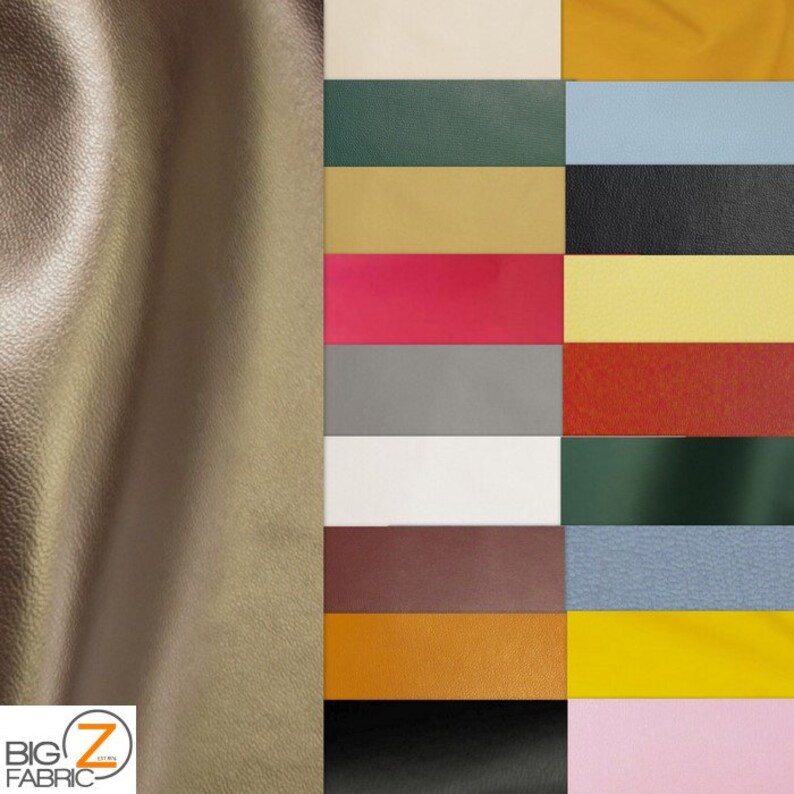 Solid Soft Faux Fake Leather Vinyl Fabric BURGUNDY Etsy