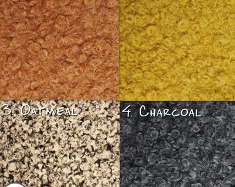 Sherpa Teddy Knit Fabric - 8 Colors - Sold By The Yard DIY Interior Lining For Clothing & Accessories Winter Wear Toys