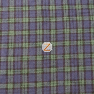 Tartan Plaid Uniform Apparel Flannel Fabric - GREEN/PURPLE - Pajamas Shirts Clothing 25