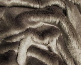 Short Shag Faux Fur Fabric - PEWTER - Sold By The Yard 64" Width Coats Costumes Scarfs Rugs Props Short Pile