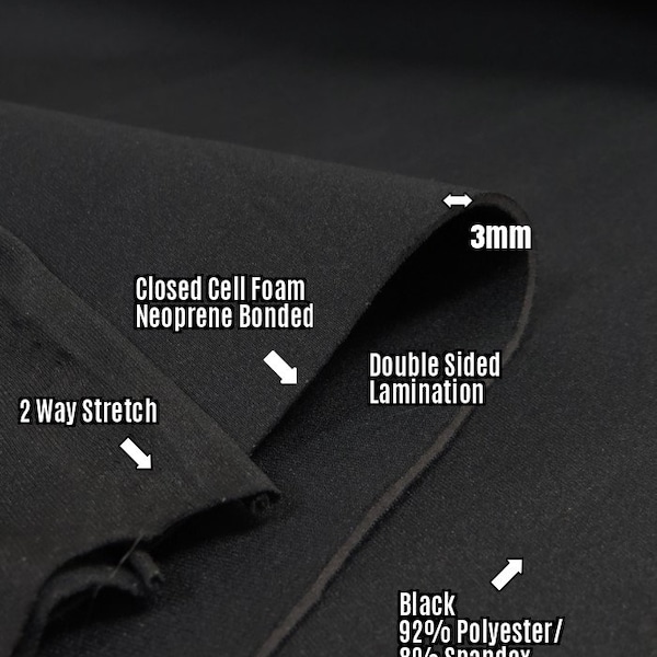 3mm Neoprene Fabric Etsy