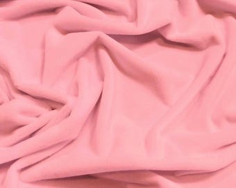 Minky Solid Baby Soft Fabric - PINK - 58"/60" Width Sold By The Yard DIY Blanket Clothing Accessories Teddy Bears Hug-Z™