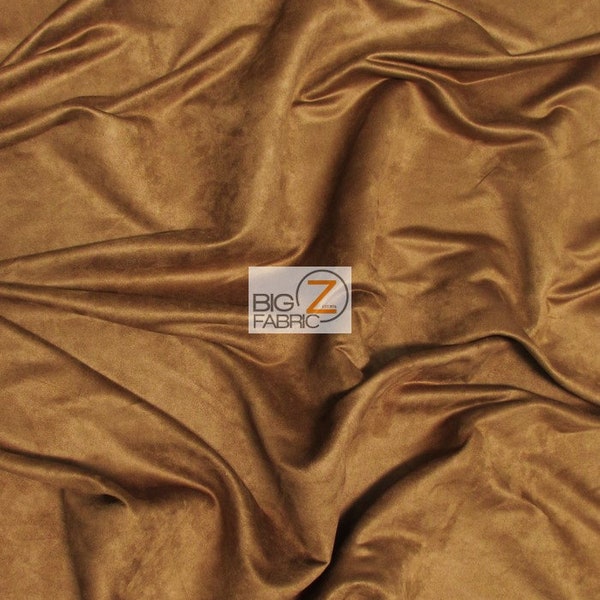 Microfiber Suede Upholstery Fabric - BRONZE - 58" Width Sold By The Yard Passion Suede Microsuede Clothing Fashion Accessories