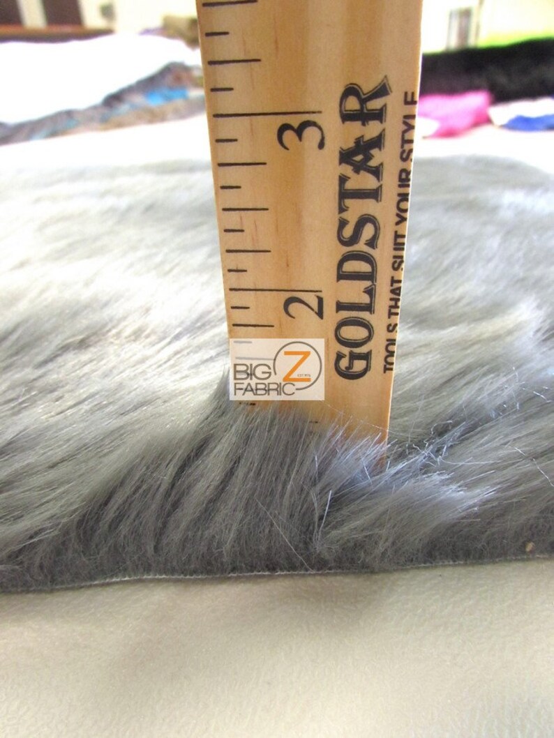 Short Shag Faux Fur Fabric BLACK Sold By The Yard 60 Width Coats Costumes Scarfs Rugs Props Short Pile