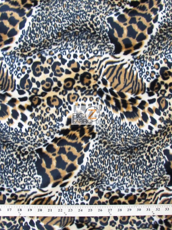 Tiger Print Velboa Faux Fur Brown Tiger/leopard Hybrid - Etsy Tiger Print Velboa Faux Fur Brown Tiger/leopard Hybrid - Etsy