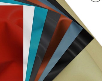 DuroLast™ Tela de vinilo de silicona suave, sólida, vegana y antimanchas - 9 COLORES - Se vende cortada a medida Accesorios Proyectos Carteras Ecológico