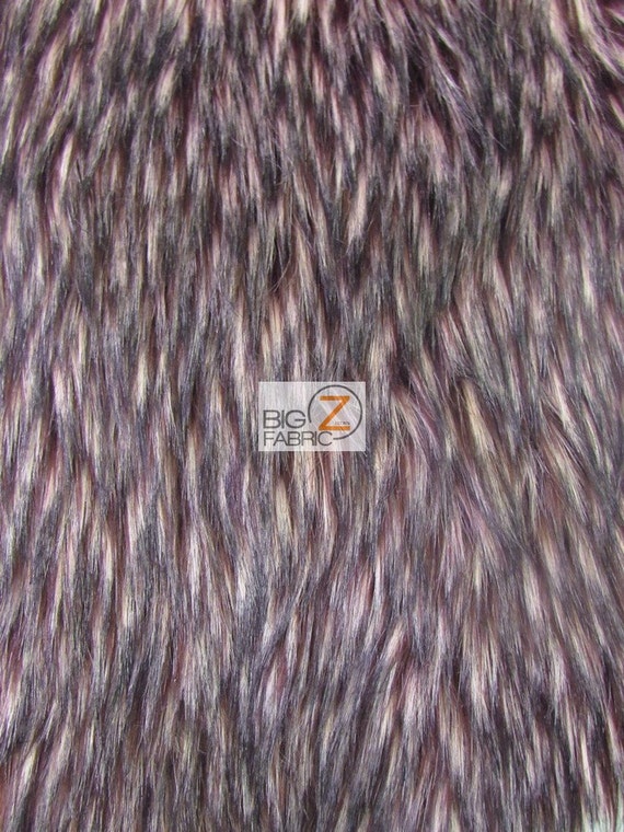 Husky Red faux Synthetic Fur upholstery Fabric by the yard 60/" wide