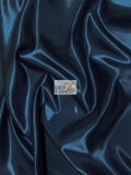 Solid Shiny Bridal Satin Fabric - TEAL - By The Yard Bridesmaid Dresses Table Runners Wedding Gowns Party Decorations