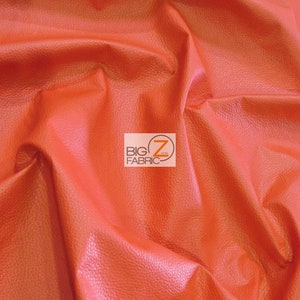 DuroLast™ Vinyl Faux Fake Leather Pleather Grain Champion PVC Fabric - Red - By The Yard Upholstery Purses Wallets Belts Clothing