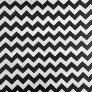 Zig Zag Chevron Polycotton Fabric - 3 Colors .4" Thick Zig Zag- Sold By The Yard Poly Cotton