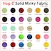 Minky Solid Baby Soft Fabric - 48 COLORS - Sold By The Yard Baby Blanket Crafts Decor Ultra Soft Cuddling