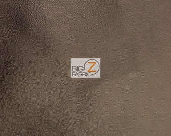 Solid Soft Faux Fake Leather Vinyl Fabric - DARK BROWN - 54" Ancho vendido cortado a tamaño
