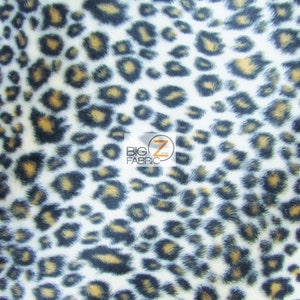 Gepard Druck Velboa Kunstpelz - Baby Gepard gelb - 58"/60" Breite verkauft Bulk Stock