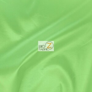 Solid Taffeta Fabric - LIME - Sold By The Yard 58&quot;/60&quot; Width DIY Dress Skirt Wedding Decor Curtains