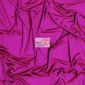 Solid Stretch Spandex Costume Nylon Fabric - MAGENTA - 58"/60" Width Sold By The Yard