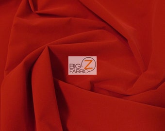 Upholstery Grade Solid Flocking Velvet Fabric - RED - per yard Drapery Couches Suits Party Decor Antique Coverings Curtains