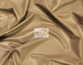 Solid Two Way Stretch Spandex Costume Dance Vinyl Fabric - MOCHA - Sold By The Yard 55" Width