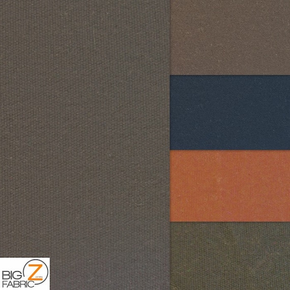 100% Waxed Cotton Waterproof Canvas Fabric - ORANGE (#10