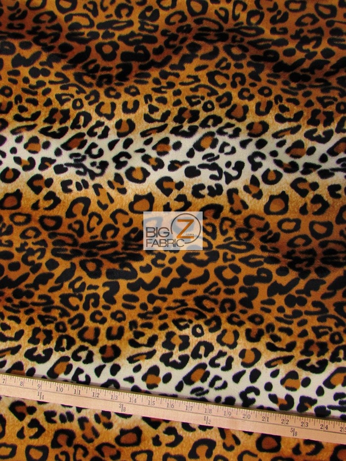 animal print faux fur fabric