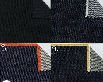 Assorted/Japanese Selvedge Denim Fabric - 14 STYLES - By The Yard DIY Fashion Apparel Jeans Accessories Japan Kuroki Yoshiwa Kaihara