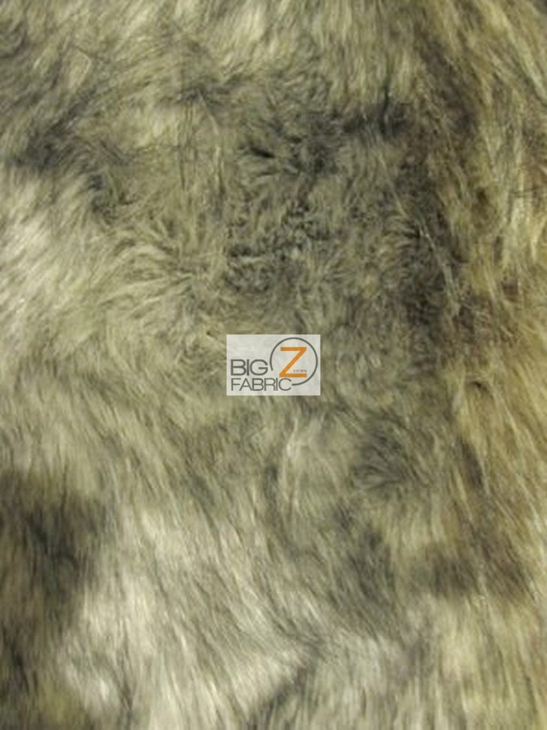 By The Yard Costume Clothing Accessories Scarf Coats Rugs Faux Fake Fur Animal Short Pile Coat Costume Fabric ARCTIC WOLF