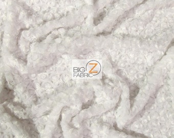 Rose/Rosette Minky Fabric - BLANCANIEVES - Corte ancho de 58/60" para tallar Baby Soft Blanket Crafts Decor