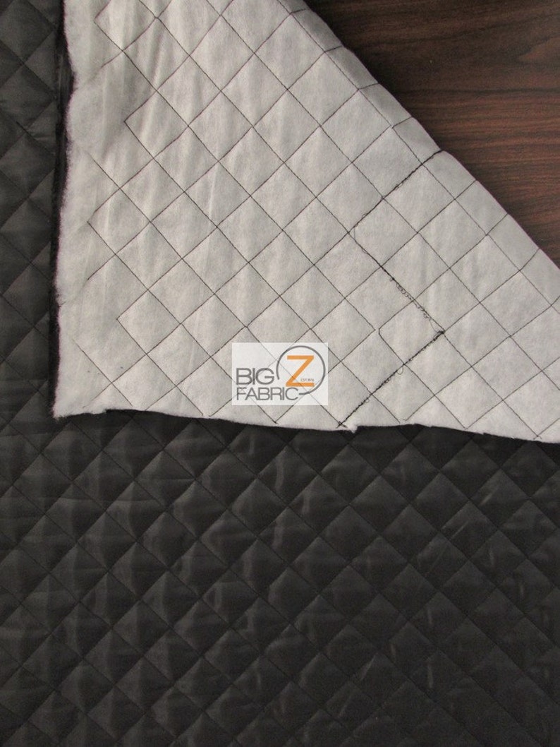 Quilted Polyester Batting Fabric BLACK 58/60 Etsy