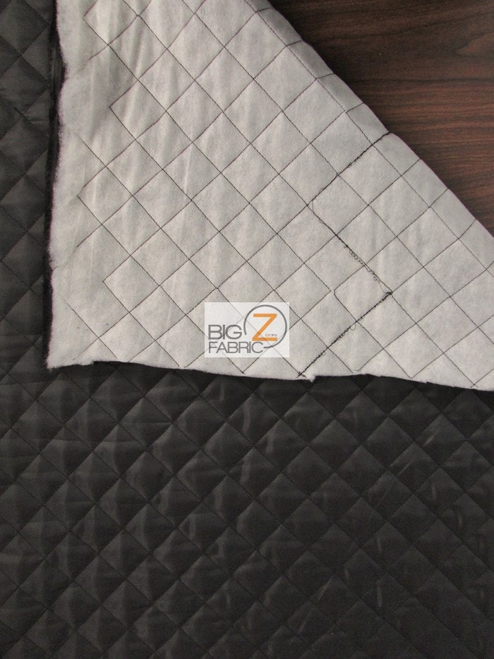 Quilted Polyester Batting Fabric BLACK 58/60 Etsy