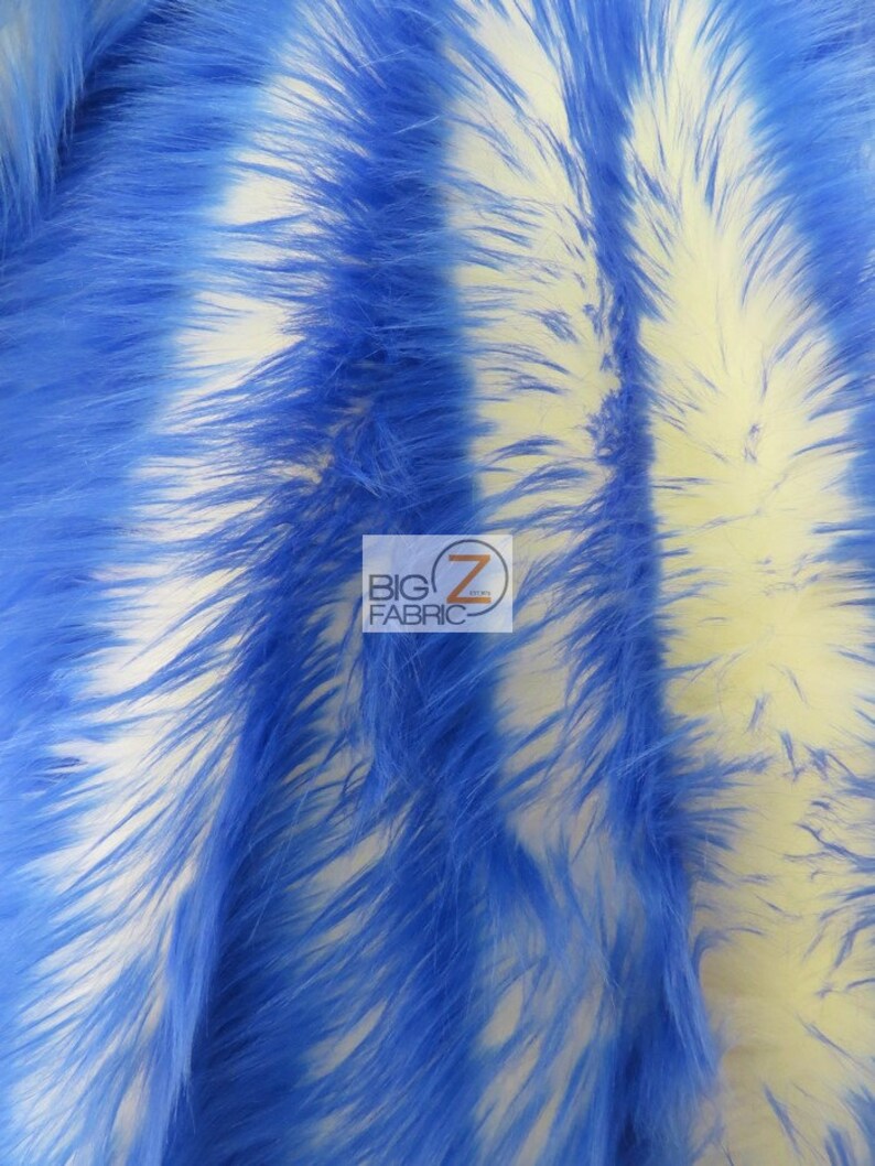FROZEN SHAG FAUX FAKE FUR LONG PILE FABRIC Purple BY YARD COSTUME SHAGGY