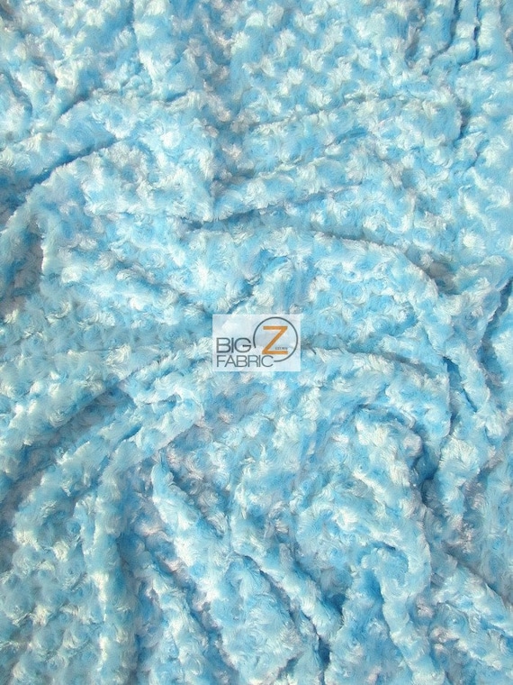 Turquoise Minky Fabric