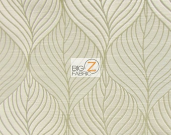 Peacock Leaf Floral Upholstery Fabric - PEARL - Sold By Yard Sofa Curtains Home Decor Furniture Drapery