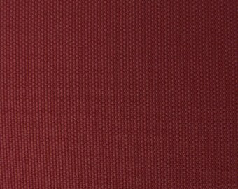 Solid Canvas Waterproof Outdoor Fabric 60" Wide Per Yard BURGUNDY