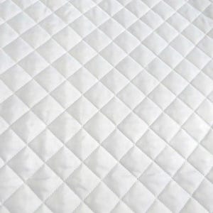 Quilted Polyester Batting Fabric - WHITE - 58"/60" Width Sold By The Yard