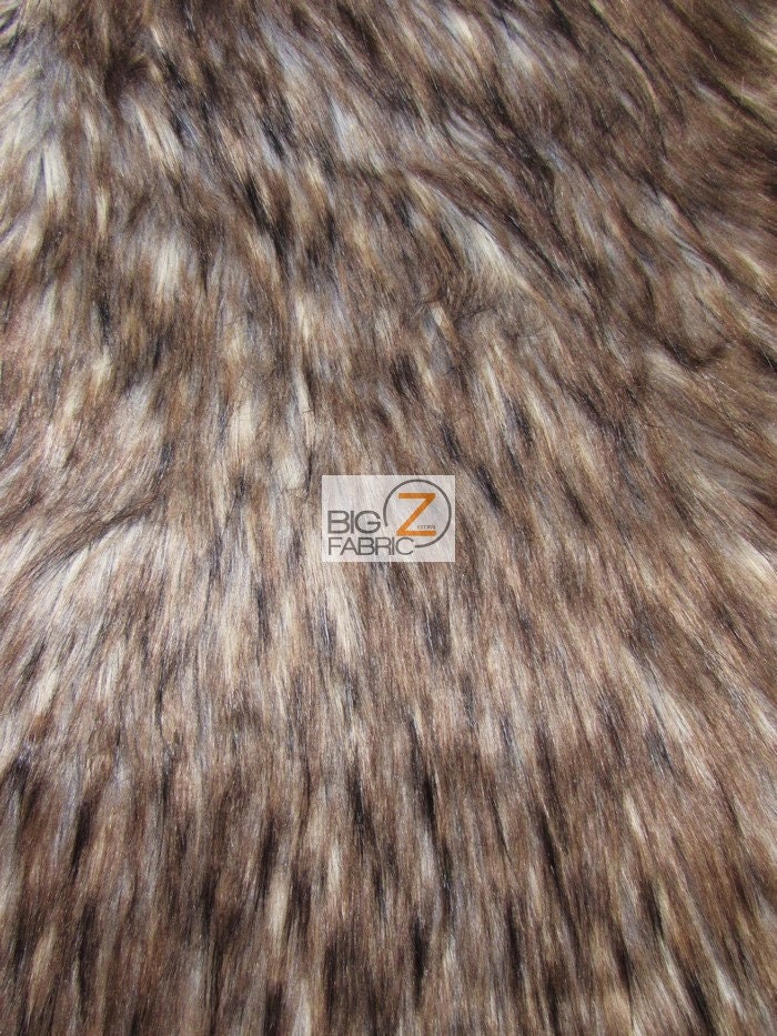 Faux Fake Fur Animal Long Pile Coat Costume Fabric - Apollo Wolf