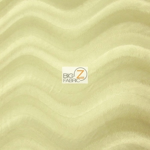 Wavy Velboa Faux Fur Fabric - IVORY - Sold By The Yard  - 58"/60" Width
