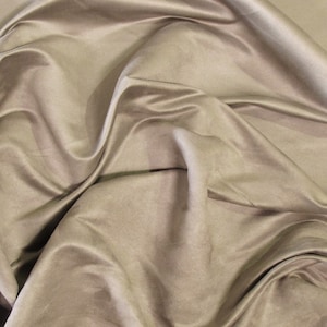 Microfiber Suede Upholstery Fabric - PLATINUM - 58&quot; Width Sold By The Yard Passion Suede Microsuede Clothing Fashion Accessories