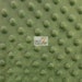 Dimple Dot Minky Fabric - ROSEMARY GREEN - 58/60" Wide By The Yard Baby Soft Raised Blanket Craft
