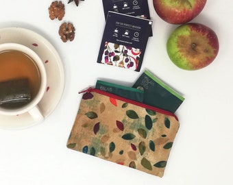 Cartera de bolsa de té, accesorios de té de viaje, regalo para el té adicto