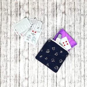 Tampontasche, Halter für Toilettenunterlage, Discret Hülle, Moon Cup Case