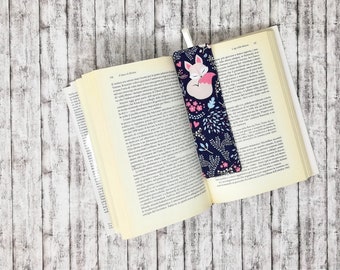 Segnalibro, regalo per "topi di biblioteca", segnalibro in tessuto