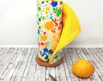 Unpaper kitchen roll, towel roll, unpaper towels with snaps, zero waste