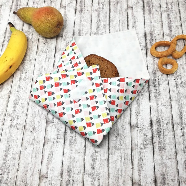 Reusable sandwich bags, sandwich wrap, food storage bag, reusable waterproof snack wrap