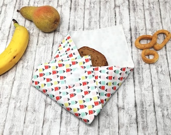 Herbruikbare boterhamzakjes, sandwichwrap, voedselopbergzak, herbruikbare waterdichte snackwrap