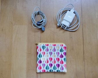 zip-case voor oordopjes, zakje voor oortelefoon met ritssluiting