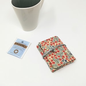 Portatisane da viaggio - Portafoglio da viaggio per il tè - Porta bustine da thè - Idea regalo per amanti del tè - Regalo festa della mamma