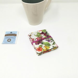 Portatisane da viaggio - Portafoglio da viaggio per il tè - Porta bustine da thè - Idea regalo per amanti del tè - Regalo festa della mamma